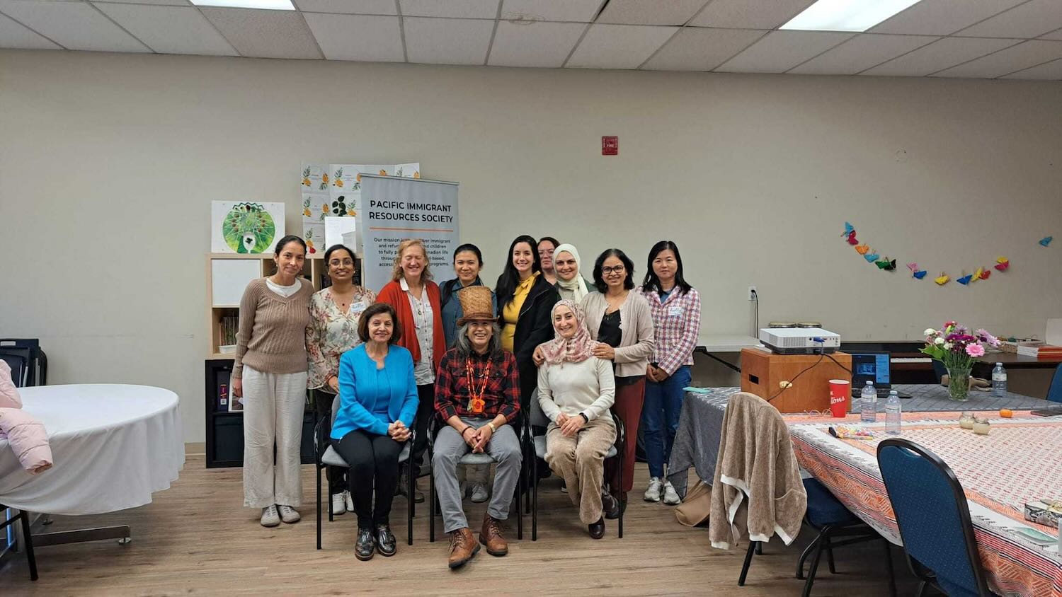 Pirs iwac members with indigenous leader norm leech