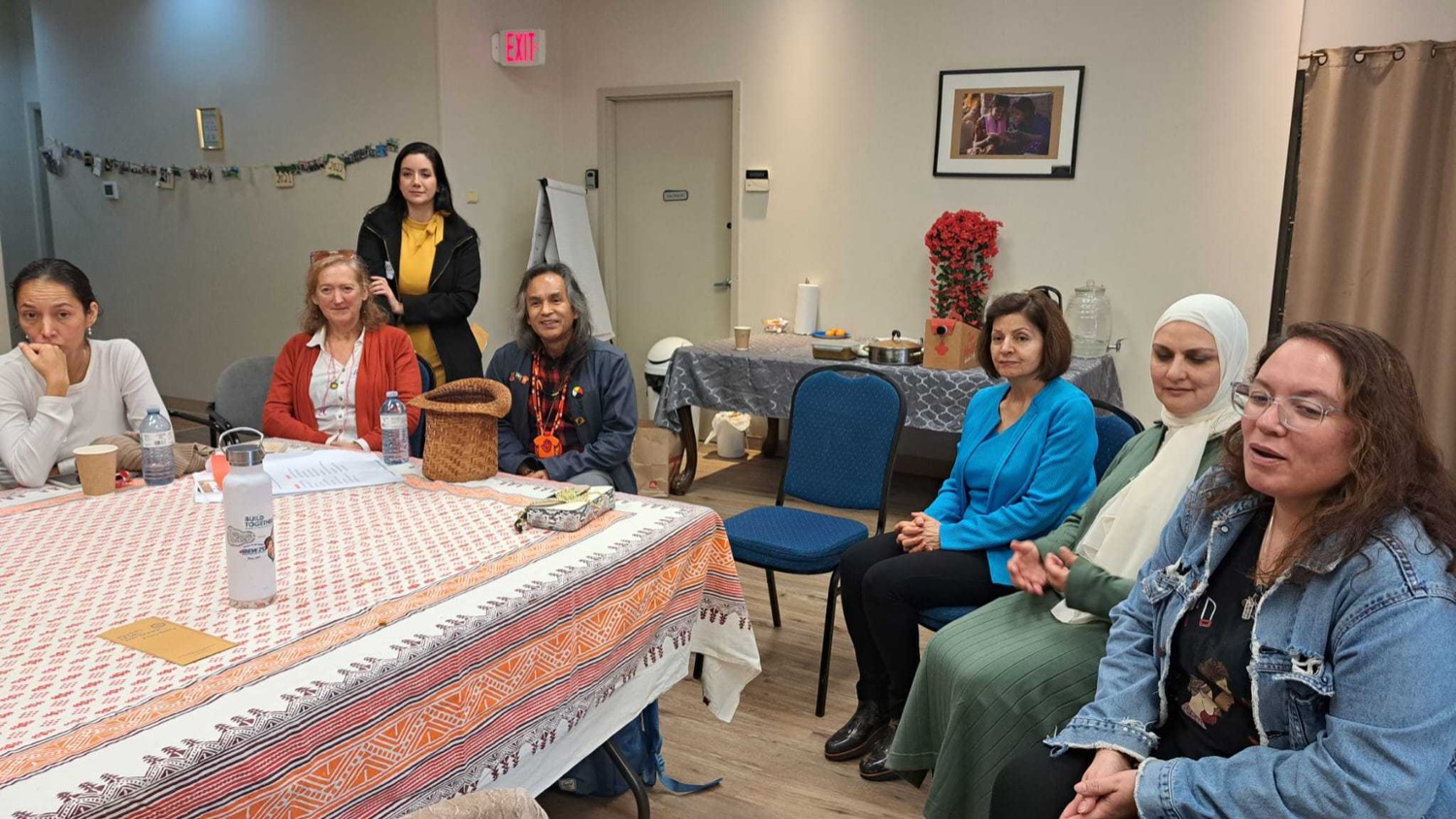 Pirs iwac indigenous leader norm leach with iwac members